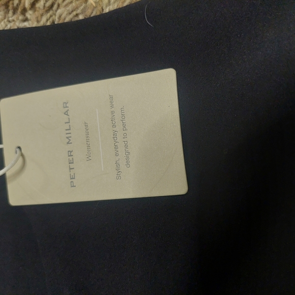 Peter Millar Black Sleeveless Boxy Tank Top - Picture 5 of 6